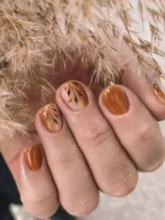 fall short nail designs ideas