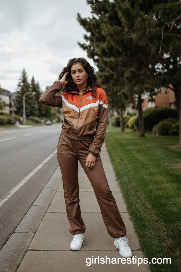 Color-Block Tracksuit Sporty Vibes