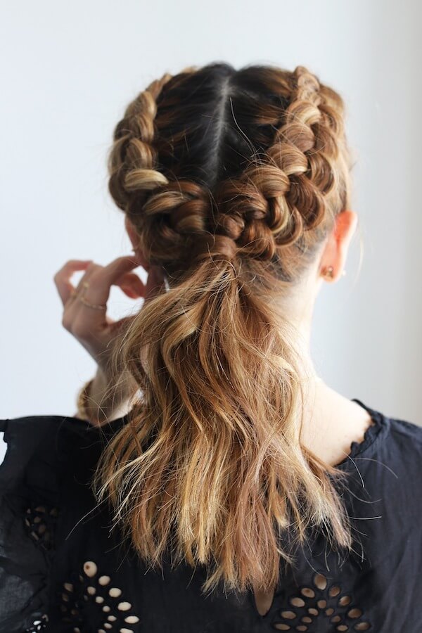 Double Dutch Braided Ponytail