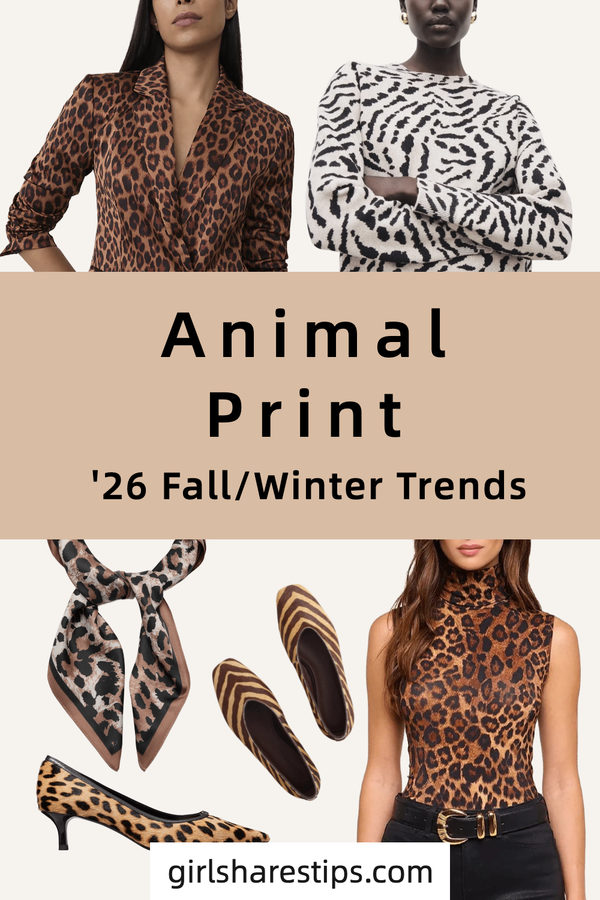 2026 fall winter fashion trend animal print