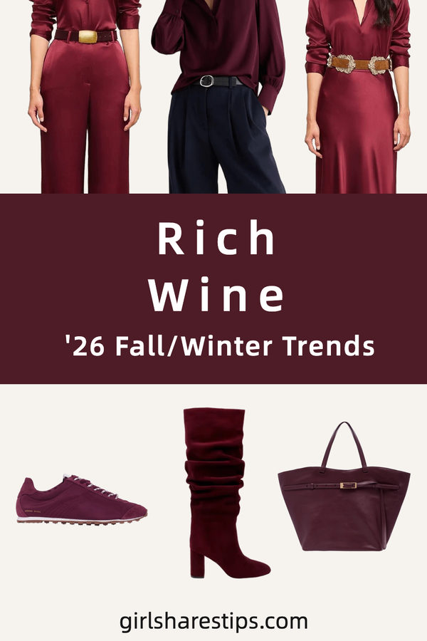 2026 fall winter fashion trend rich wine