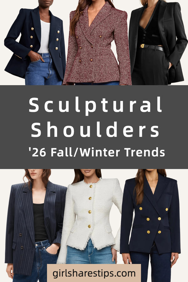 2026 fall winter fashion trend sculptural shoulders