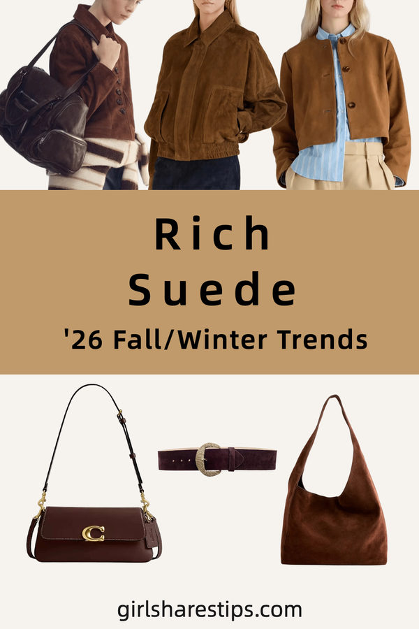 2026 fall winter fashion trend rich suede