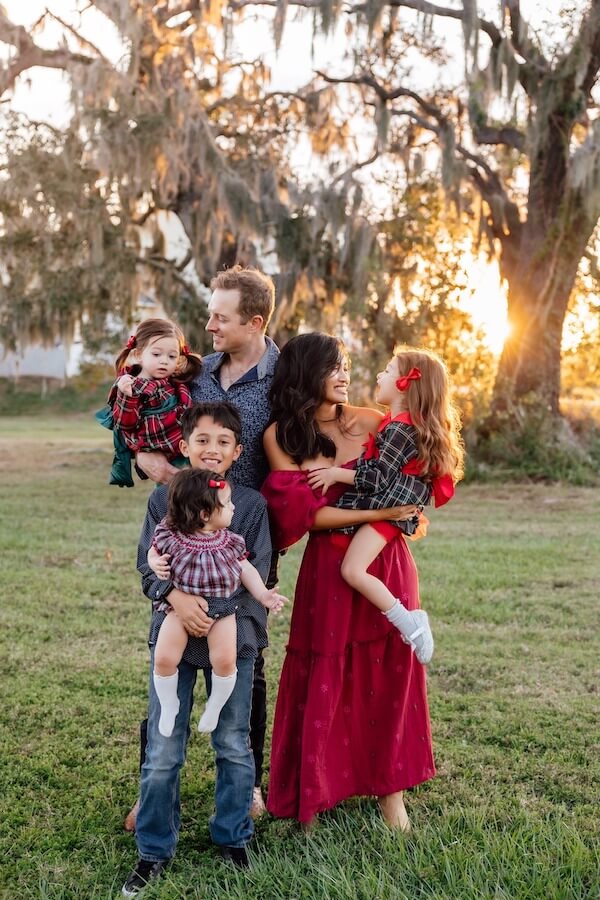 Candid Family Moments at Sunset