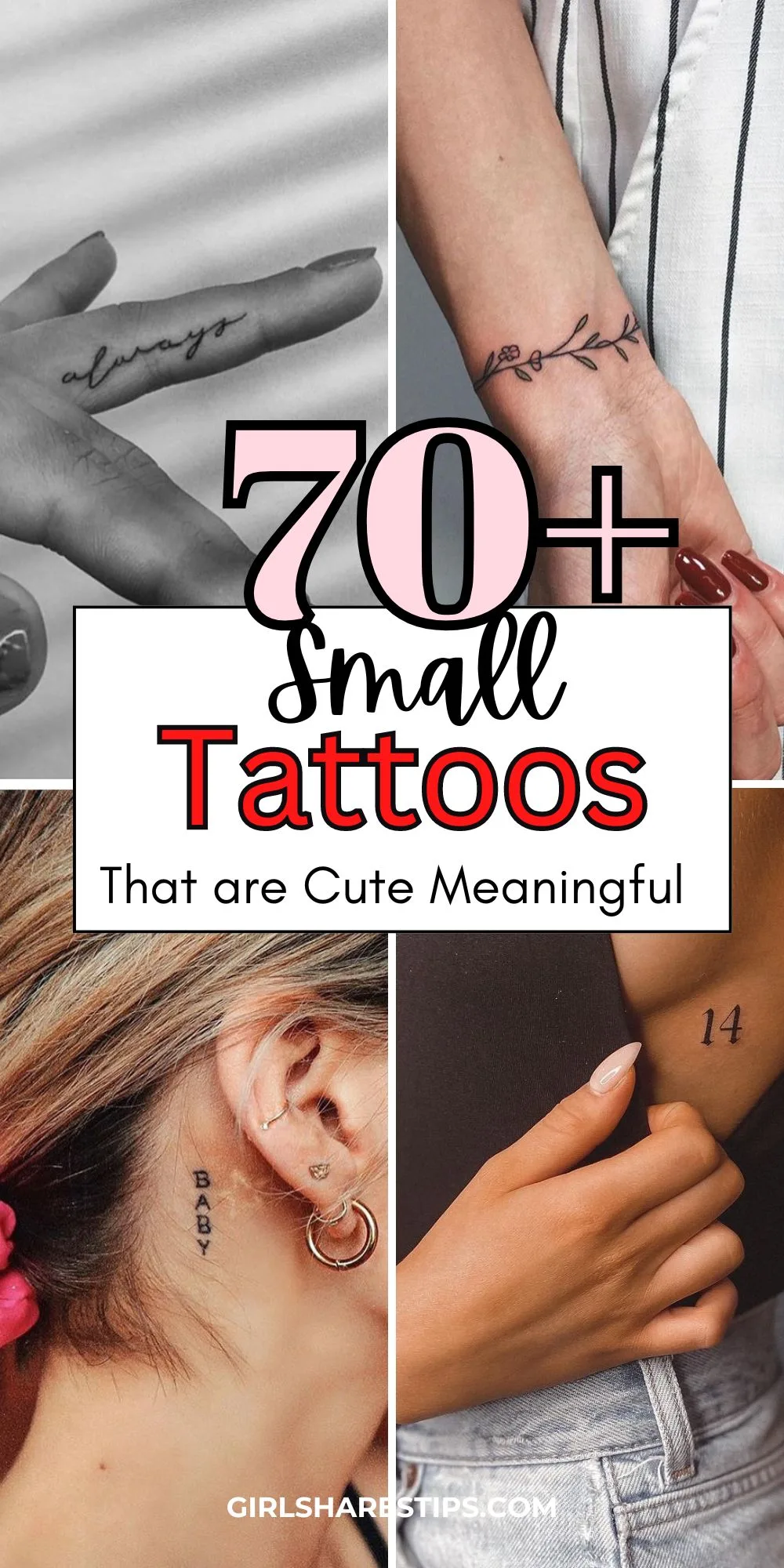 feminine small tattoos for women with meaning collage
