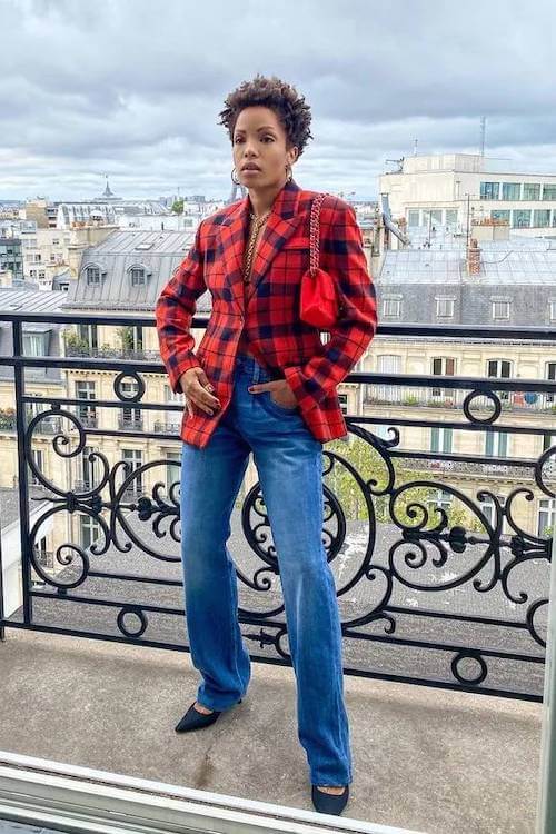 flare jeans outfit