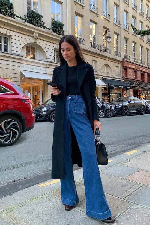 flare jeans outfit