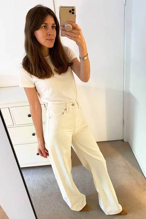 flare jeans outfit
