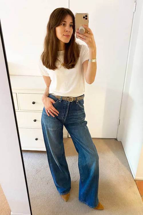 flare jeans outfit