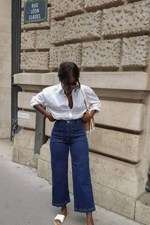 flare jeans outfit