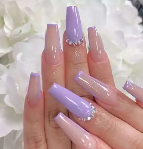 Long Nail Design Ideas To Celebrate Your Birthday