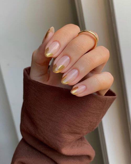 Birthday Simple Nude Nails