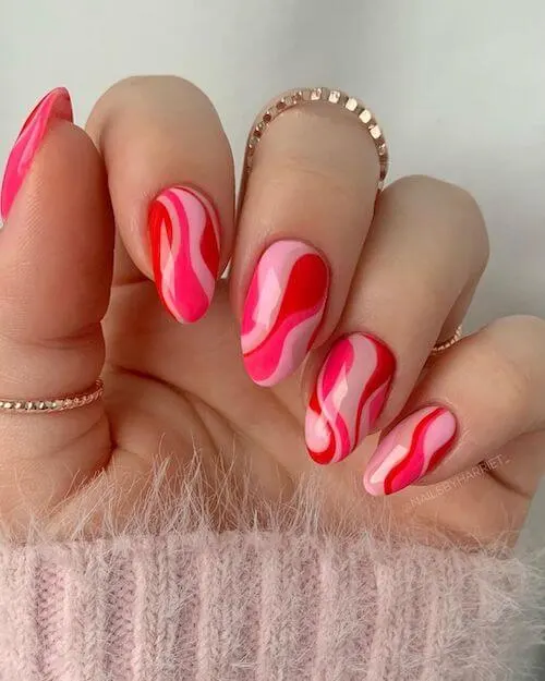 Cute And Fun Pink Birthday Nails