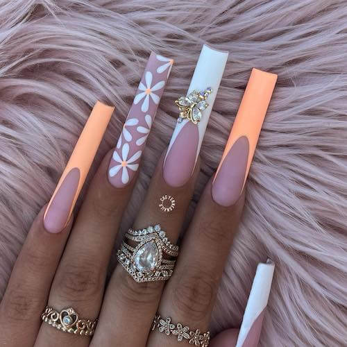 Glam Nails Perfect For A Birthday