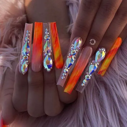 Baddie Nails For Birthday