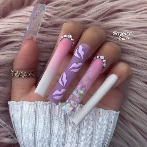 Elegant Birthday Nails