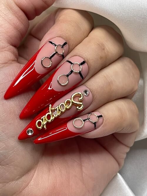 zodiac nail ideas