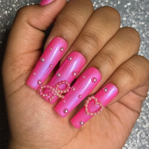 Long Nail Design Ideas To Celebrate Your Birthday