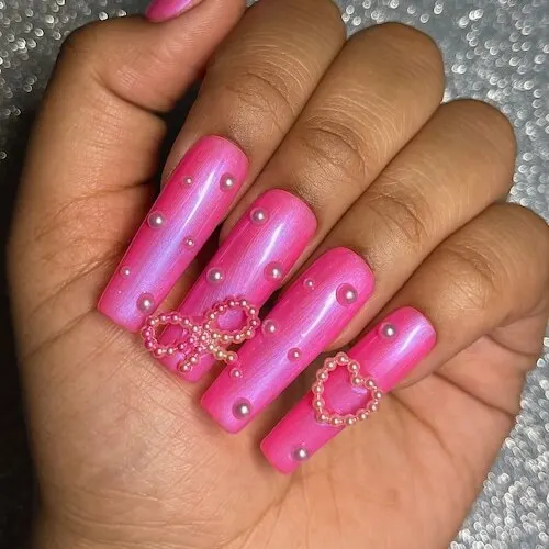 Long Nail Design Ideas To Celebrate Your Birthday