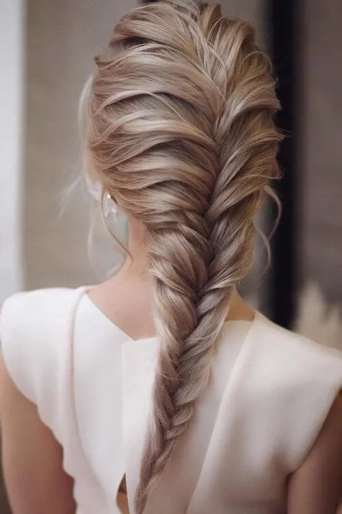 Fishtail Braid graduation hairstyles for long hair