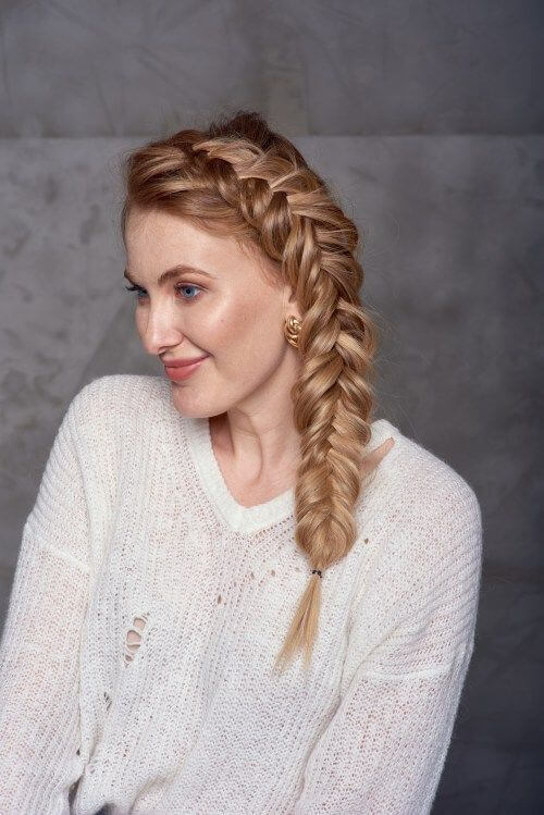 Fishtail Braid graduation hairstyles for long hair