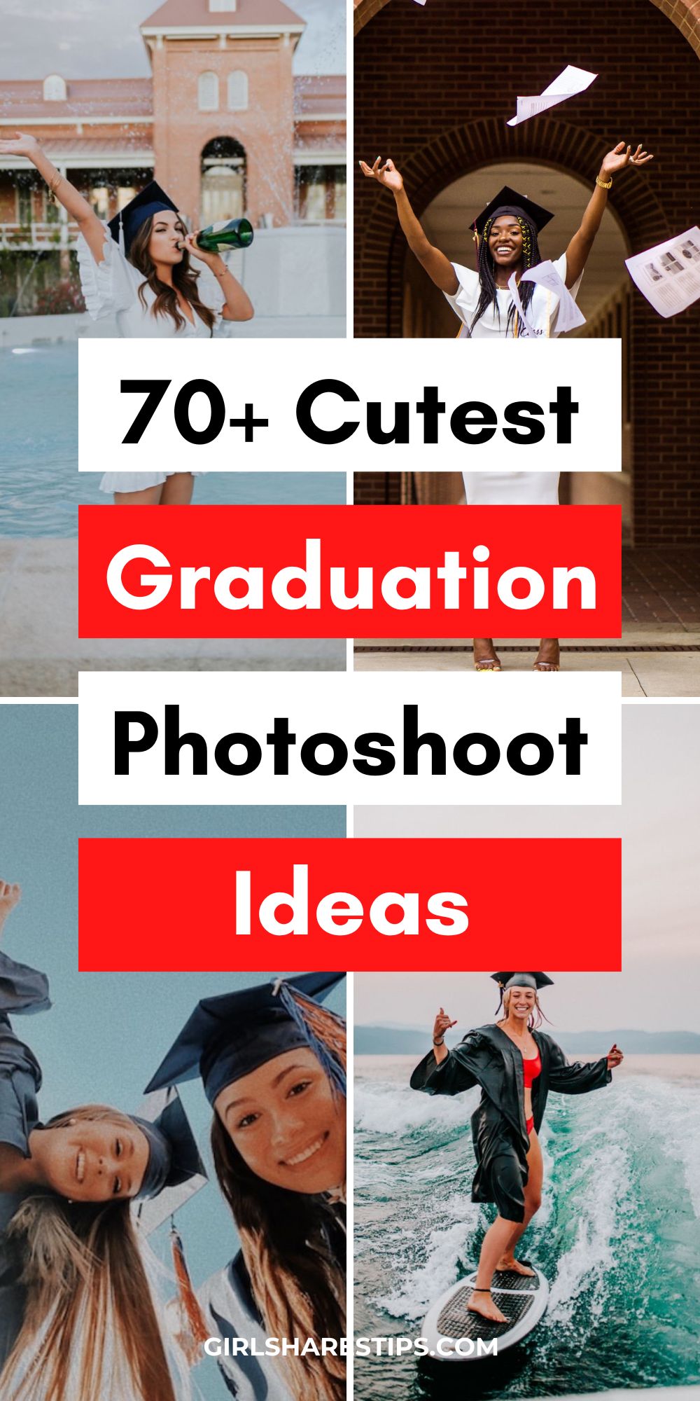 graduation photoshoot ideas for girls collage