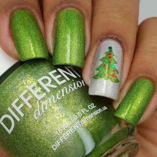 50+ Best Green Christmas Nail Ideas [2025] For A Gorgeous Festive Style