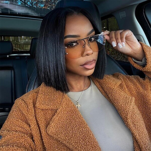 Sleek Straight Mid-Length Bob
