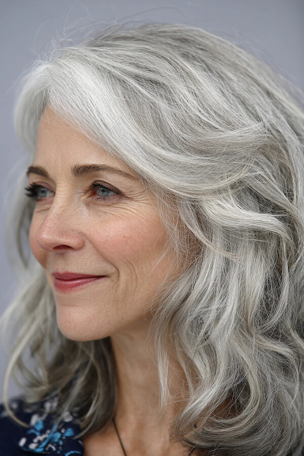 Soft Silver Waves
