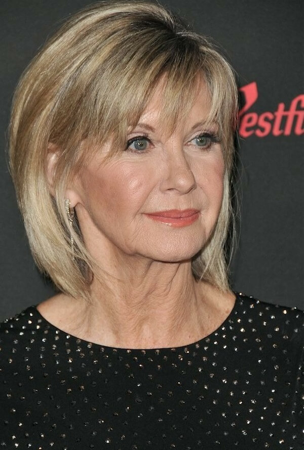 Elegant Straight Bob with Side Bangs