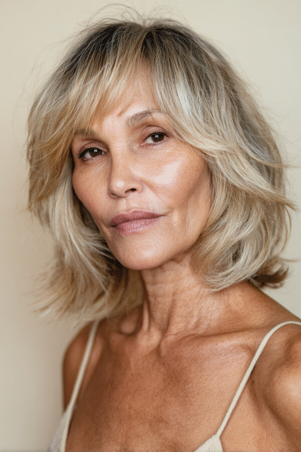Layered Shaggy Bob