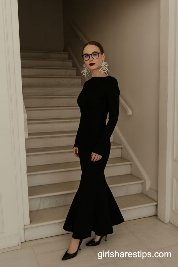 Glam Gothic Mermaid Dress Costume