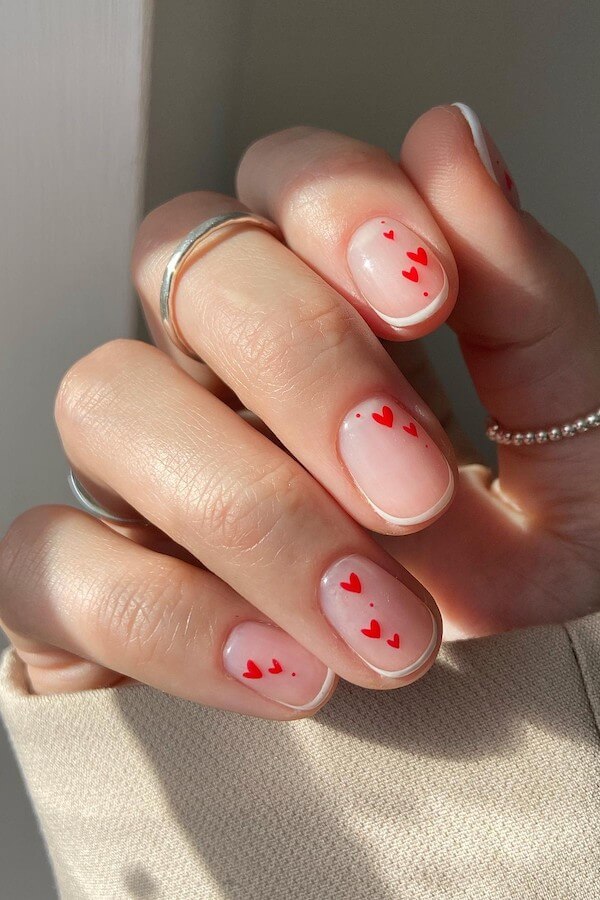 heart nails