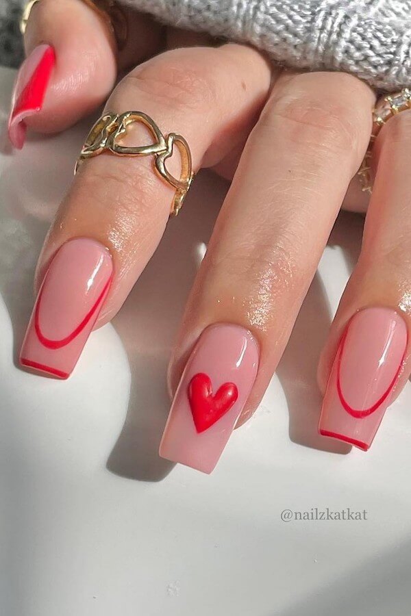 heart nails