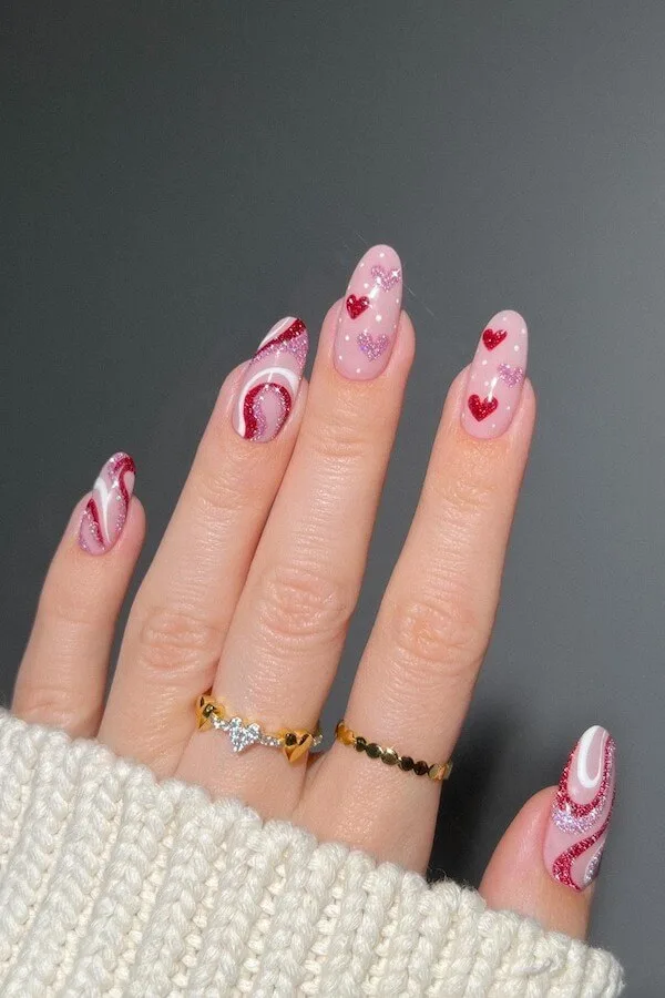 heart nails