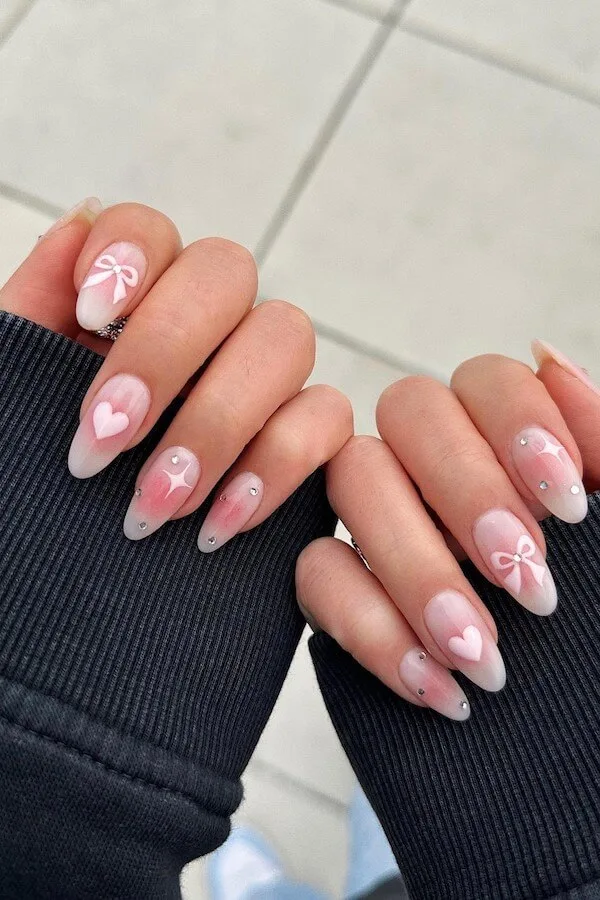 heart nails