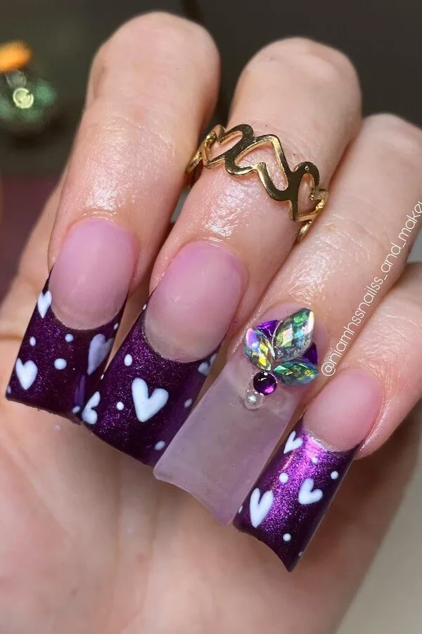 heart nails