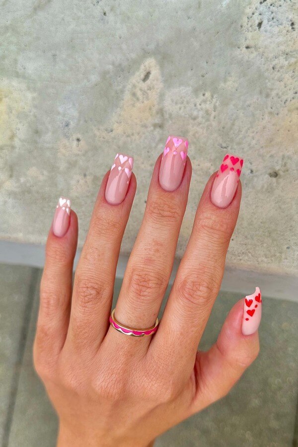 heart nails