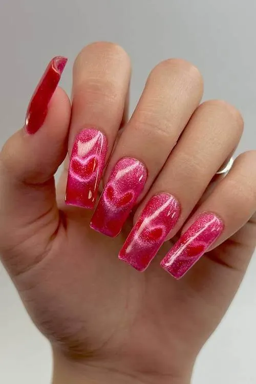 heart nails