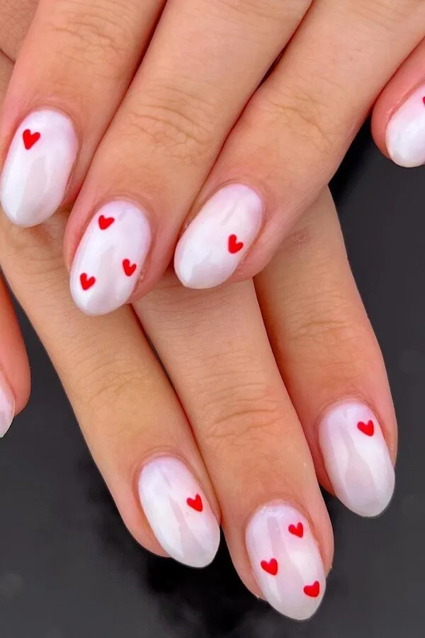 heart nails