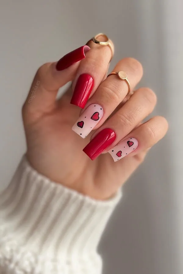 heart nails