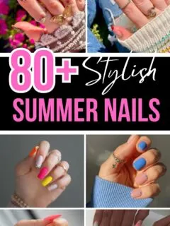 cute hot summer nails designs collage