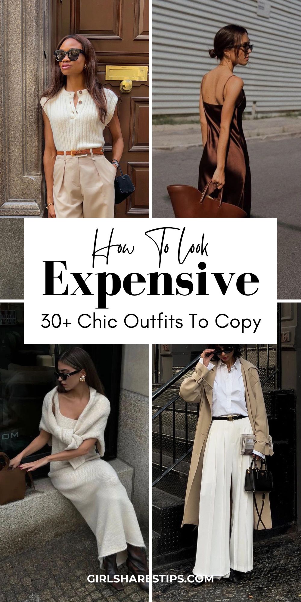 how to look expensive on a budget outfit ideas collage