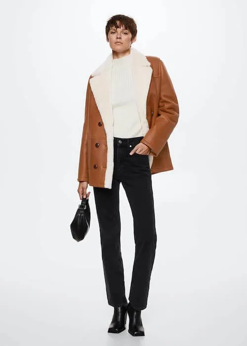 how to wear a brown leather jacket