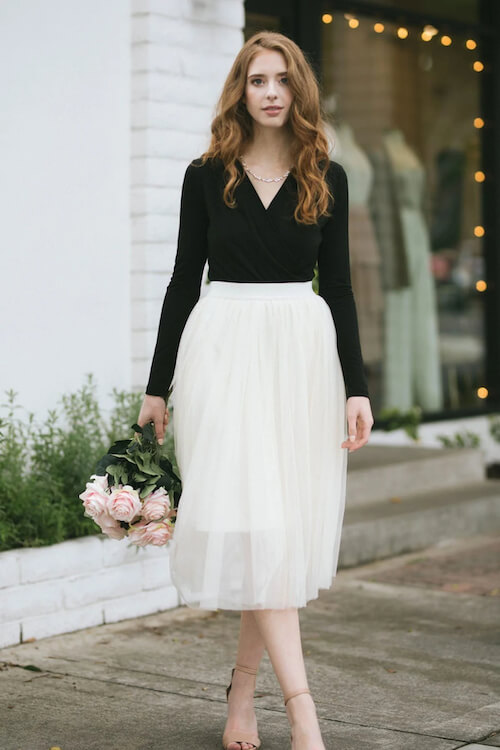 how to wear a tulle skirt