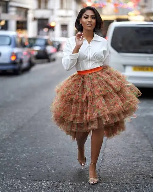 how to wear a tulle skirt