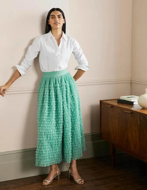 how to wear a tulle skirt