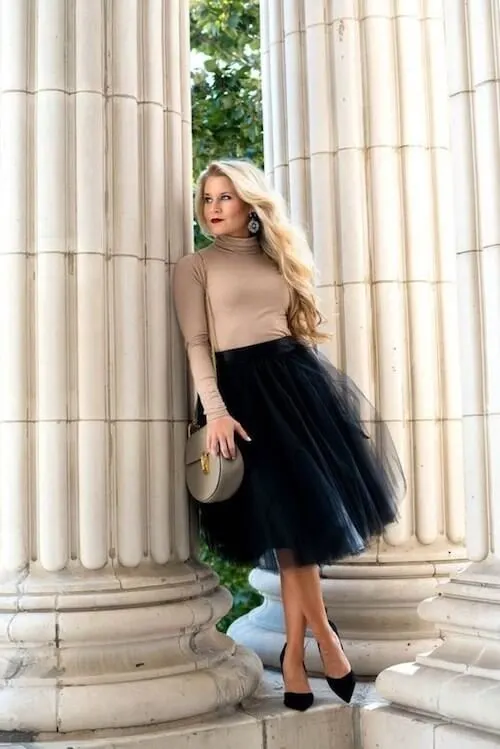 how to wear a tulle skirt