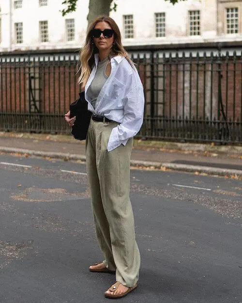 How to wear linen pants in summer