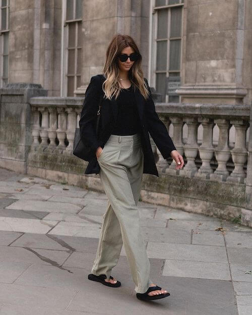 How do you style linen pants in the fall